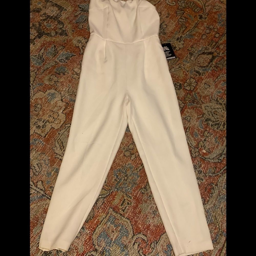 White,  lined jumper from express